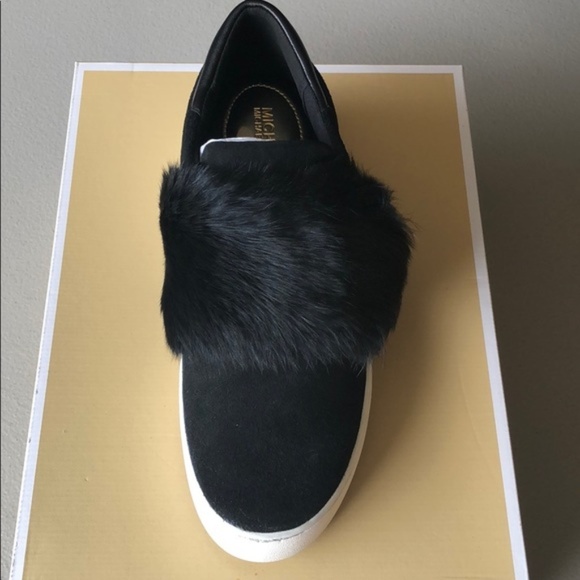 Michael Kors Maven Suede Sneakers 9 NEW IN BOX - Picture 3 of 5